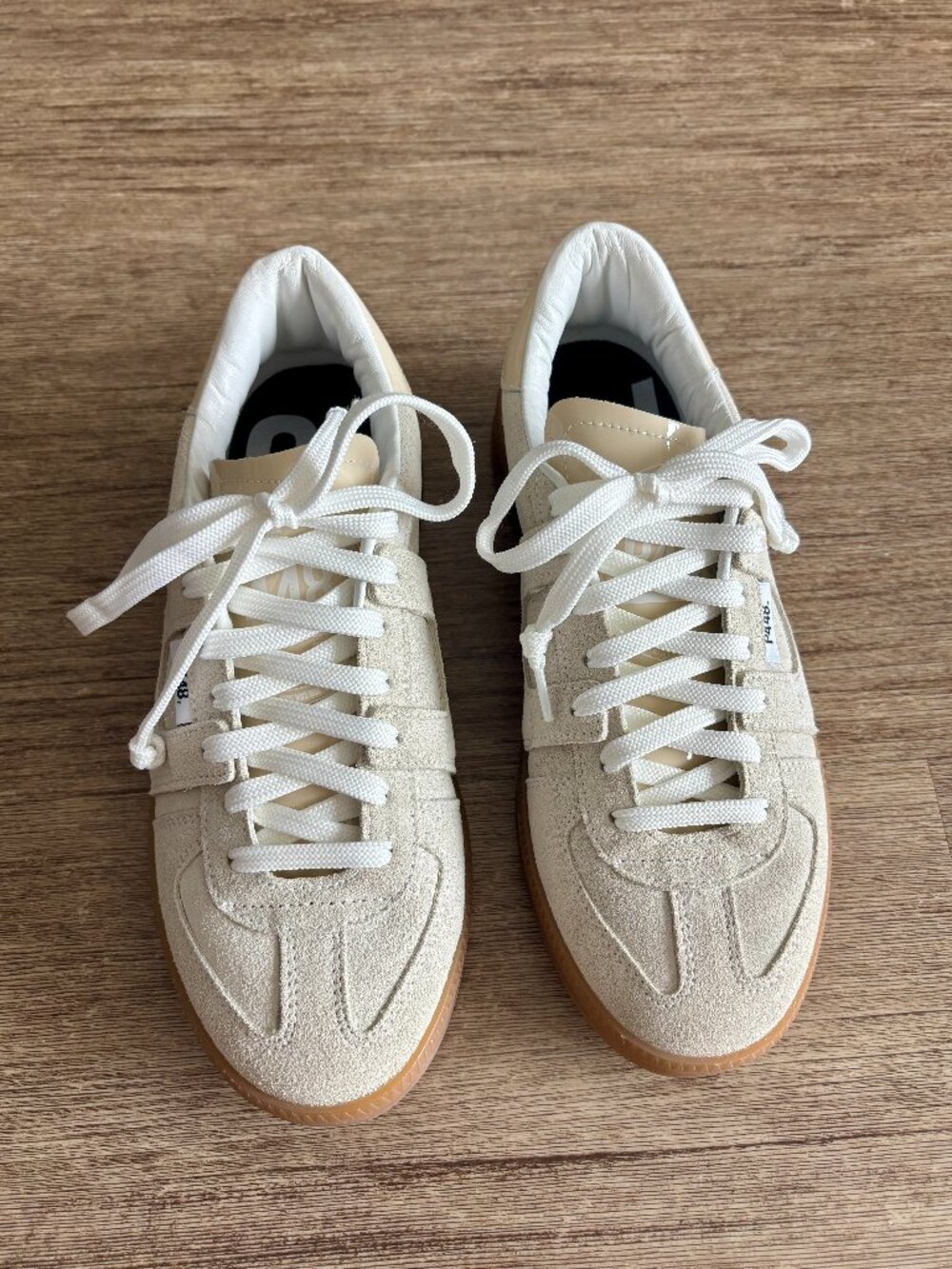 P448 White/Cream Monza Sneaker